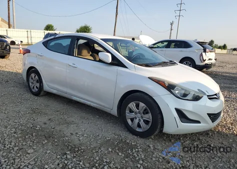 2016 Hyundai Elantra Se из США, поврежденный, VIN 5NPDH4AE6GH772205